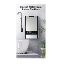 6.5kw gas with hous heater hot shower tankless electric shower water heater machine